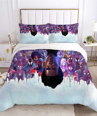 Transform Your Bedroom With Spider-Verse Bedding Set – Vibrant Design For Ultimate Comfort