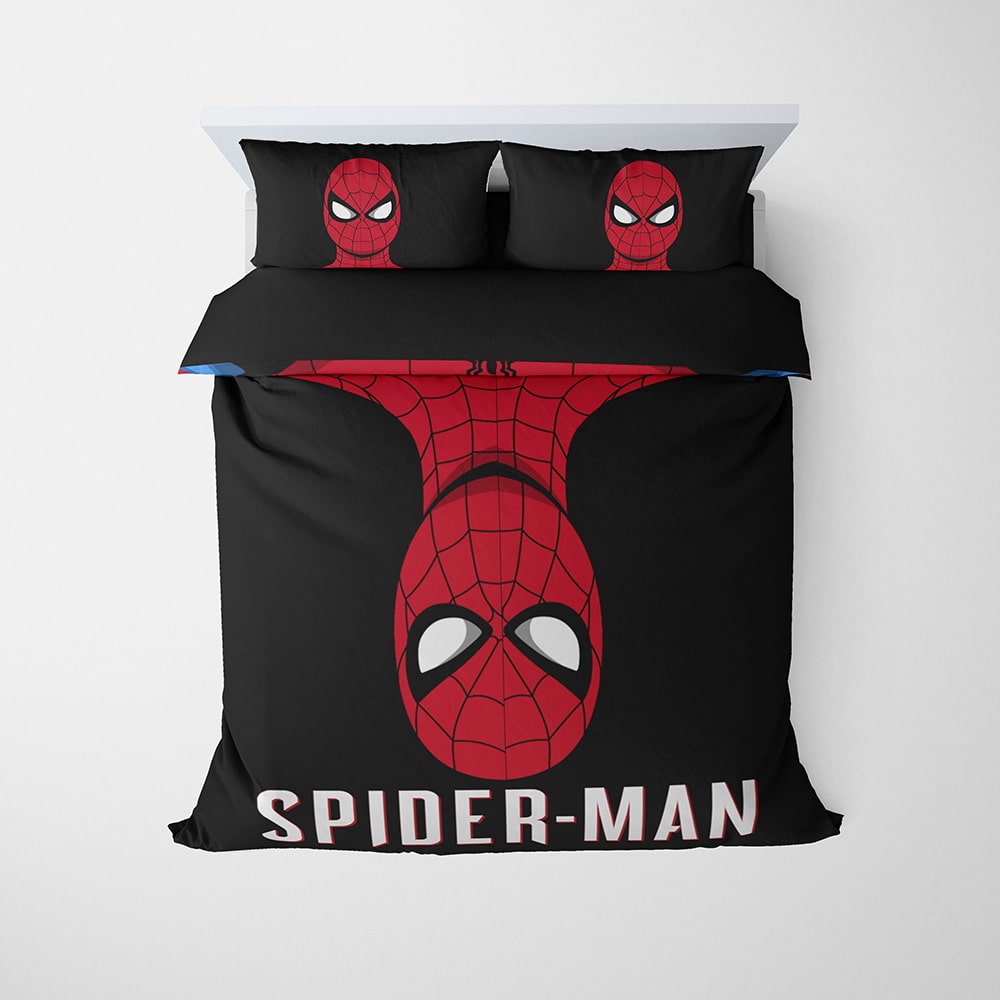 Upgrade Your Bedroom With Spider-Man Bedding Set – Twin/Full Size, Soft & Durable!