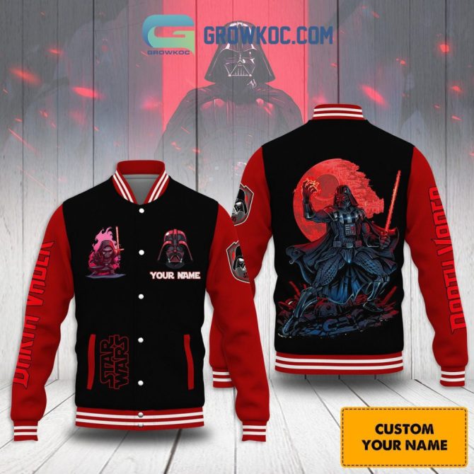 Customizable Star Wars Darth Vader Varsity Jacket - Add Your Name! Perfect Gift For Fans