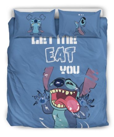 Fun Blue Cartoon Character Duvet Cover Set - Soft, Cozy Bedding For Kids & Teens