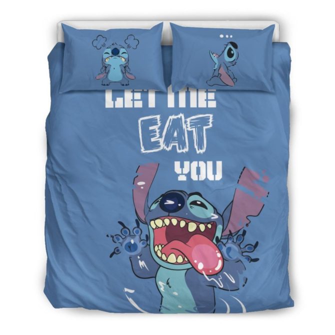Fun Blue Cartoon Character Duvet Cover Set - Soft, Cozy Bedding For Kids & Teens