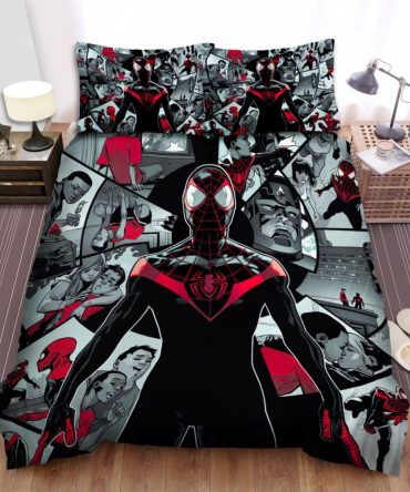 Ultimate Spider Hero Bedding Set - Vibrant Comic Art Duvet Cover For Kids & Fans