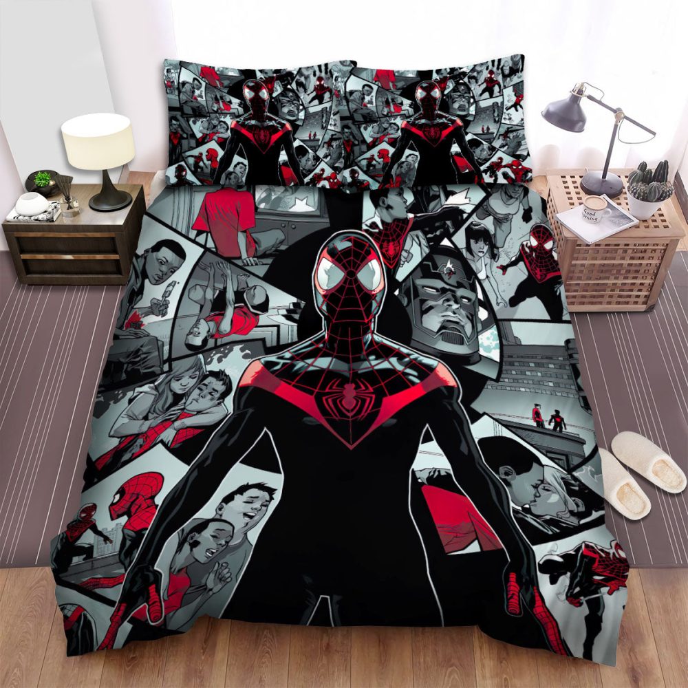 Ultimate Spider Hero Bedding Set - Vibrant Comic Art Duvet Cover For Kids & Fans