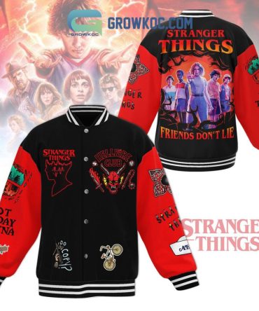 Stranger Things Varsity Jacket - Hellfire Club Edition , Fan Favorite Apparel
