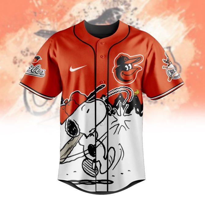 Customizable Orioles Baseball Jersey With Cartoon Design – Add Your Name! - Image 2
