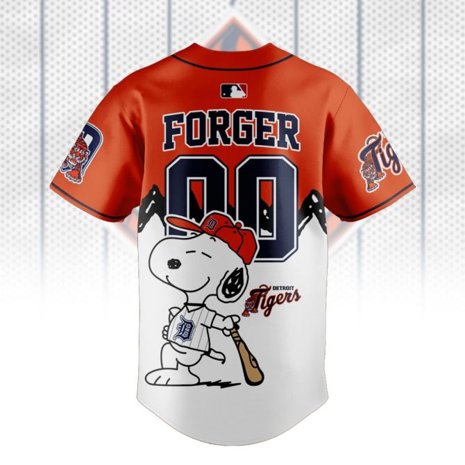 Custom Detroit Tigers Baseball Jersey - Personalize With Your Name & Favorite Character Design - Image 3