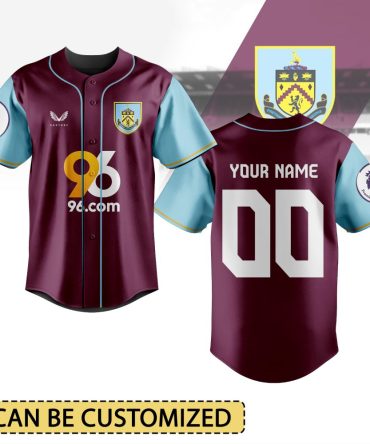 Customizable Burnley Fc Jersey - Premier League Style - Add Your Name & Number!
