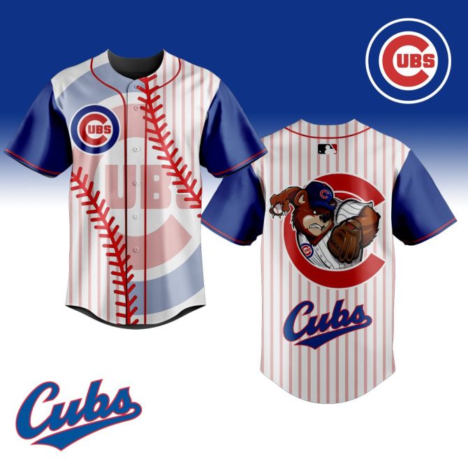Official Cubs Baseball Jersey - Stylish Fan Gear With Bold Logo Design
