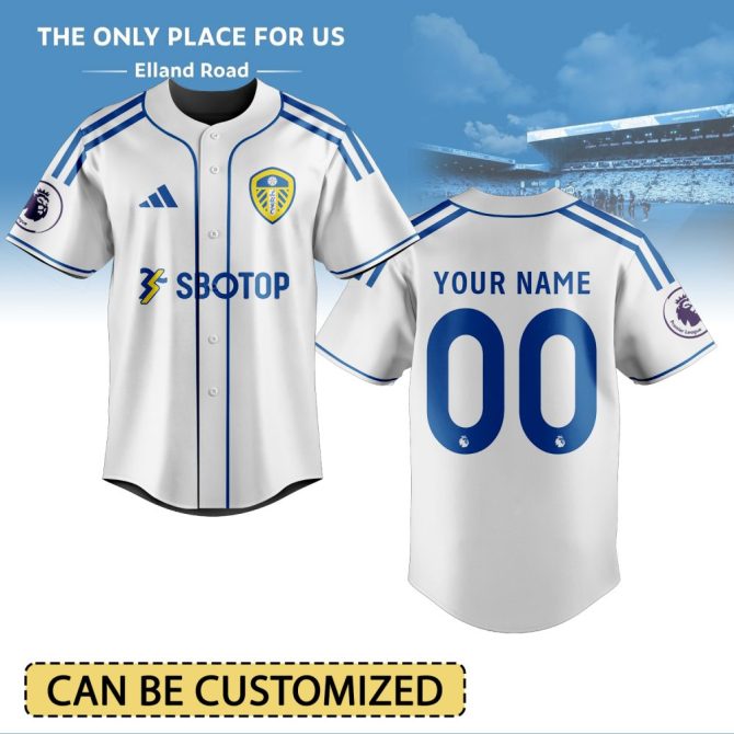 Customizable Leeds United Jersey - Personalize With Your Name & Number - Perfect For Fans!