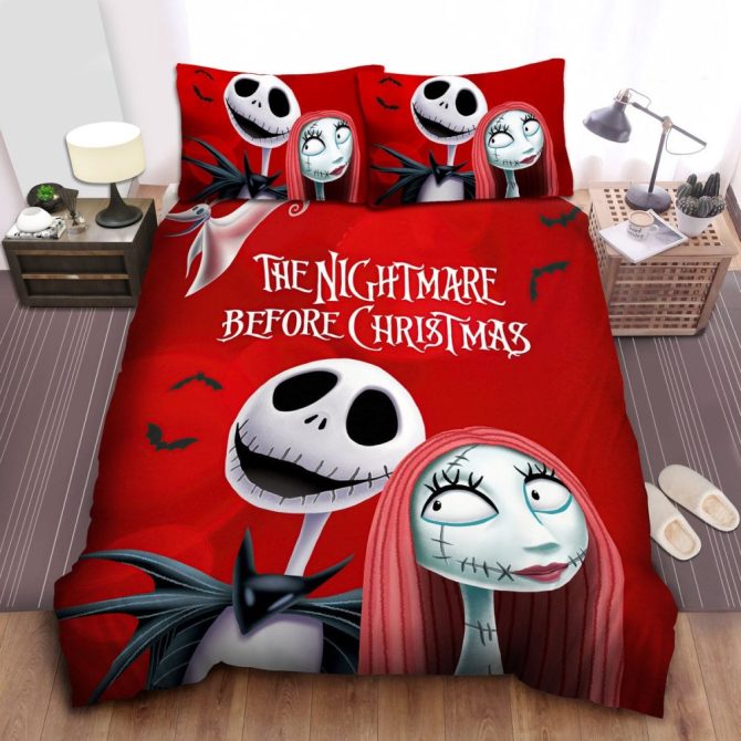 Cozy Nightmare Before Christmas Bedding Set - Perfect Holiday Gift!