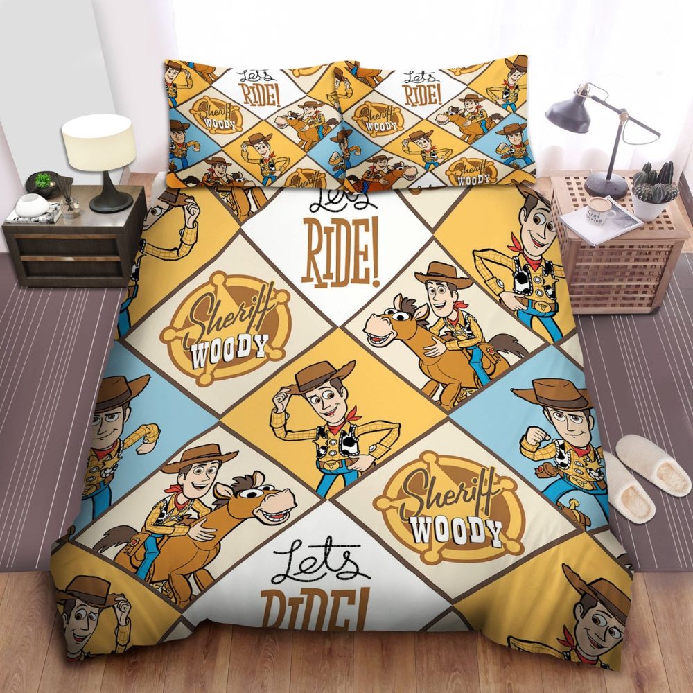 Toy Cowboy Themed Bedding Set – Cozy Sheriff Design For Kids Room Decor