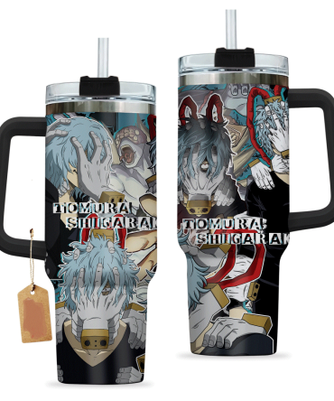 Anime Villain Tumbler Cup With Handle And Straw - 24Oz Insulated Travel Mug