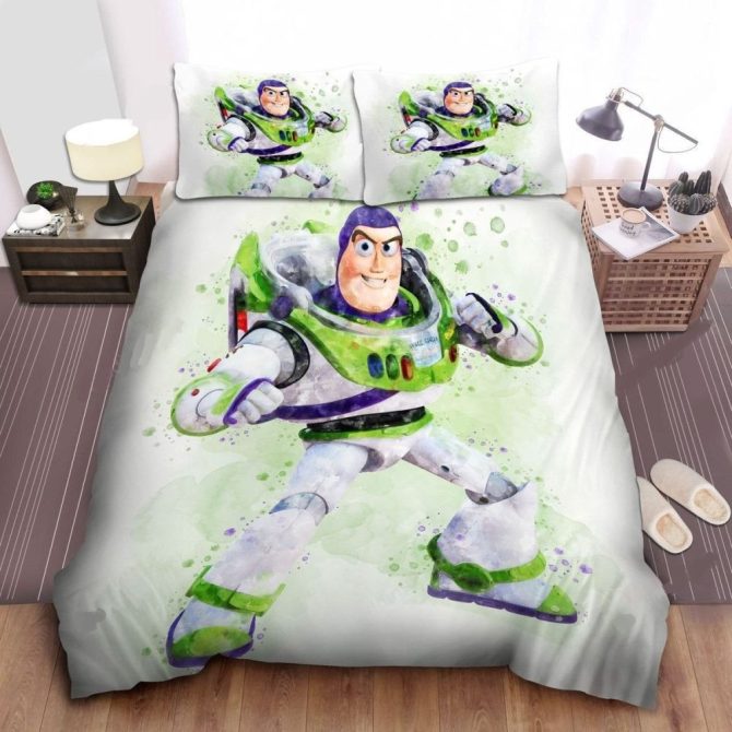 Buzz Lightyear Twin Bedding Set - Vibrant Kids Room Decor For Space Fans