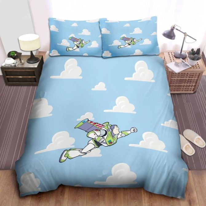 Cozy Space Adventure Themed Bedding Set - Twin/Full Size With Fun Print