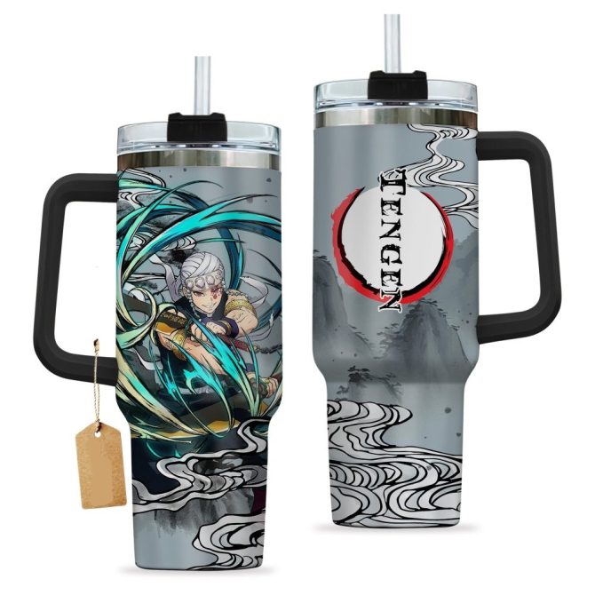 Anime-Inspired Travel Mug With Handle & Straw – Stylish & Durable For On-The-Go Sipping