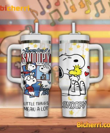 Charming Snoopy Stainless Steel Tumbler – Cute Cartoon Design, Perfect Gift For Peanuts Fans!