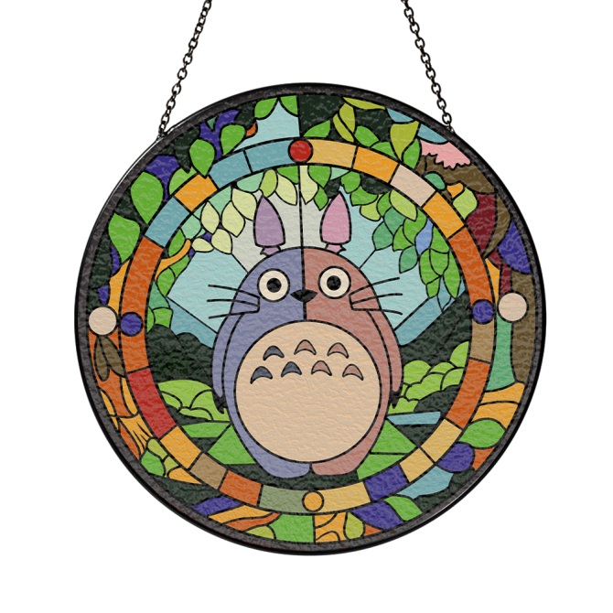 Charming Stained Glass Suncatcher - Whimsical Forest Creature Design For Home Décor - Image 3