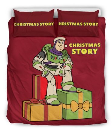 Festive Holiday Bedding Set With Hero Design – Cozy Christmas Comforter & Pillowcases