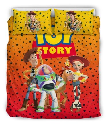 Toy Story Kids Bedding Set - Vibrant Twin Duvet Cover & Pillowcases - Cozy, Fun, And Colorful