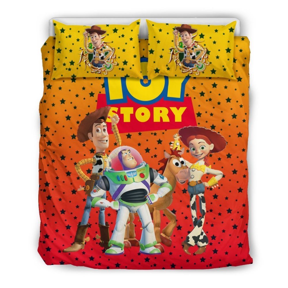 Toy Story Kids Bedding Set - Vibrant Twin Duvet Cover & Pillowcases - Cozy, Fun, And Colorful