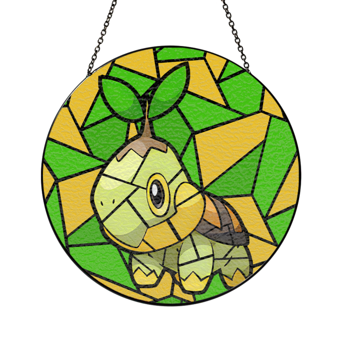 Stained Glass Style Green Turtle Suncatcher - Vibrant Window Decor For Nature Lovers - Image 3