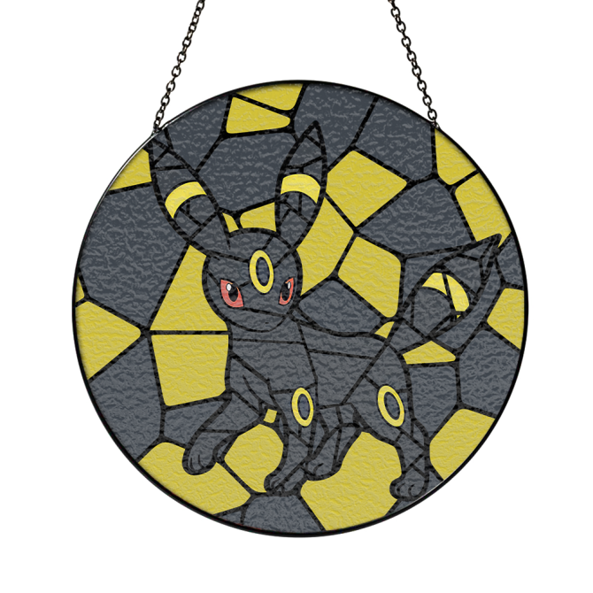 Stunning Stained Glass Inspired Pendant With Unique Yellow & Gray Geometric Design - Perfect For Home Decor - Image 2