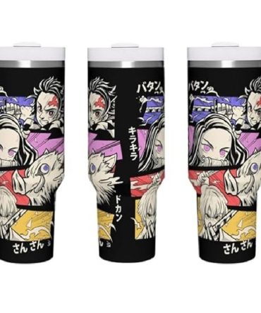 Anime Travel Mug - Insulated Coffee Tumbler With Handle, Leak-Proof, 20Oz - Perfect Gift For Fans!