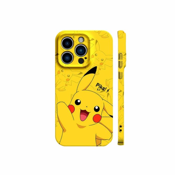Pokémon Bright Yellow Pikachu Iphone Case - Cute & Durable Protection For Pokemon Fans