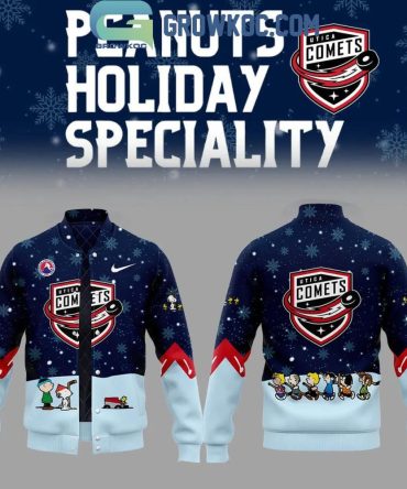 Limited Edition Utica Comets Holiday Jacket – Cozy Winter Style With Peanuts Characters