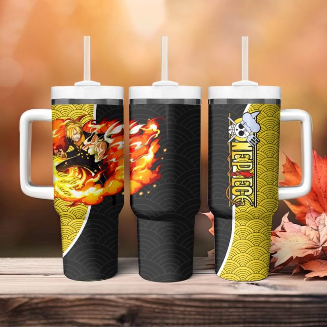 Anime Thermos Tumbler – Double-Walled, Leak-Proof Travel Mug With Handle & Straw – 20Oz