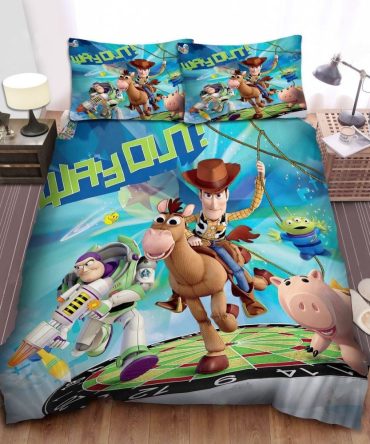 Toy Story Bedding Set - Kids Twin/Full - Buzz & Woody Adventure Design