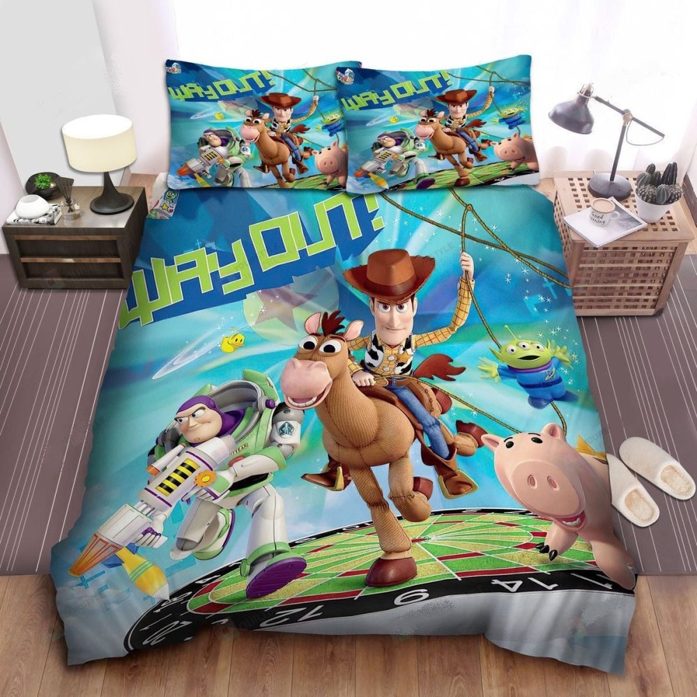 Toy Story Bedding Set - Kids Twin/Full - Buzz & Woody Adventure Design