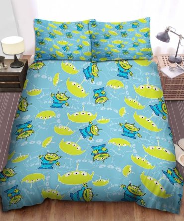 Cozy Alien-Inspired Kids Bedding Set – Fun Cartoon Design, Soft & Durable, Perfect For Little Dreamers!
