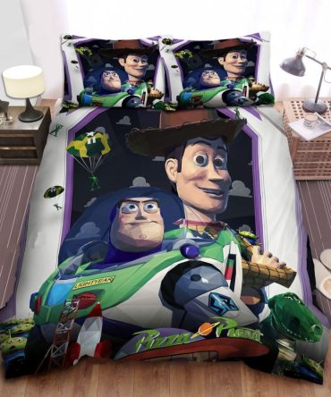 Kids' Toy-Themed Bedding Set - Cozy Twin Duvet Cover With Pillowcases For Boys & Girls Room