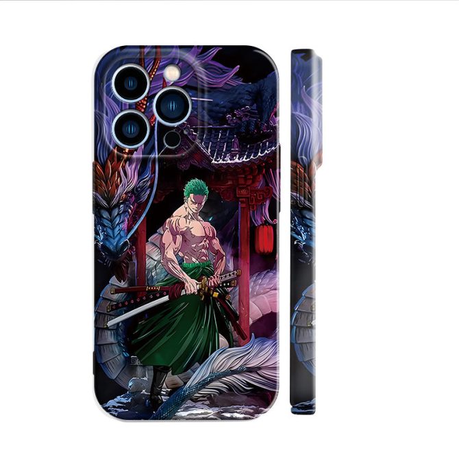Anime Warrior Phone Case - Epic Dragon & Swords Design For Ultimate Protection