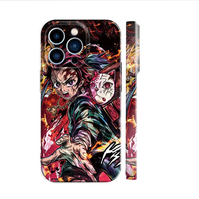 Anime Samurai Warrior Iphone Case - Durable, Vibrant Design For Fans - Fits All Models