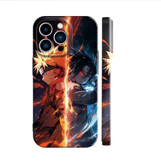Anime-Inspired Dual Design Phone Case - Vibrant Art For Ultimate Protection