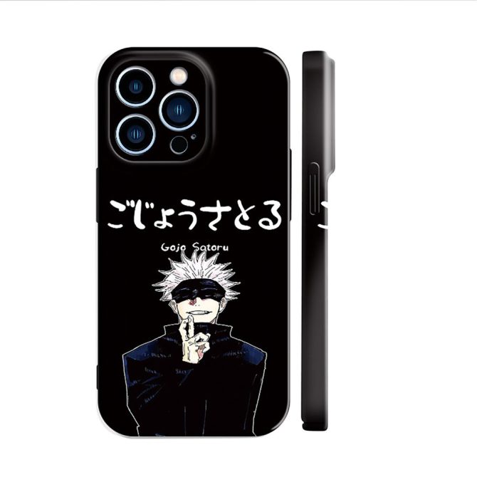 Stylish Gojo Satoru Iphone Case - Anime Design, Protective & Durable Cover