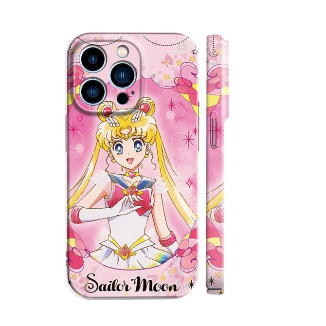 Charming Sailor Moon Iphone Case - Cute Pink Anime Design, Durable & Stylish Protection!