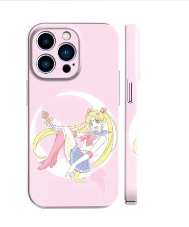Stylish Pink Anime Phone Case - Cute Moon Princess Design For Iphone 13 Pro