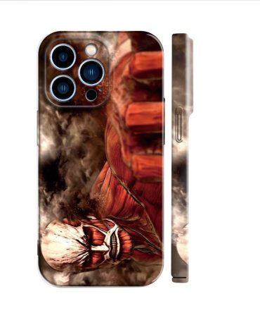 Epic Anime Titan Iphone Case - Durable, Stylish Protection For Fans - Fits Iphone Models Perfectly!