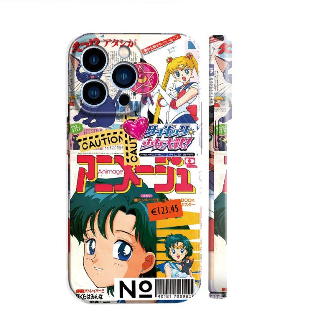 Vibrant Manga Style Phone Case - Anime-Inspired Design For Iphone - Eye-Catching & Durable Protection