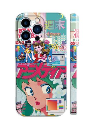 Retro Anime Magazine Iphone Case - Vibrant 80S Style, Perfect For Fans & Collectors