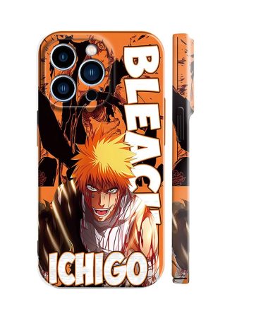 Anime Style Phone Case - Ichigo Design For Bleach Fans - Durable & Vibrant