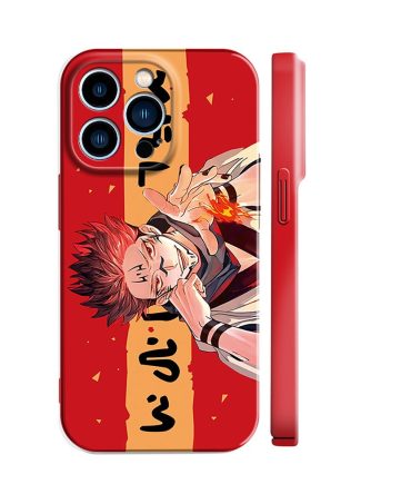 Anime-Inspired Red Phone Case - Vibrant Character Design, Perfect Fit, Durable Protection