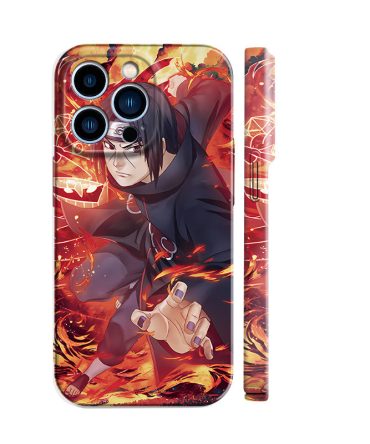Anime Style Phone Case - Fiery Warrior Design For Iphone 13 Pro - Durable & Stylish Protection