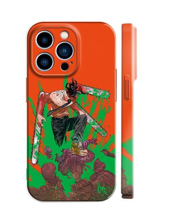 Vibrant Chainsaw Warrior Phone Case - Shockproof & Stylish Art Design For Iphone 14 Pro Max