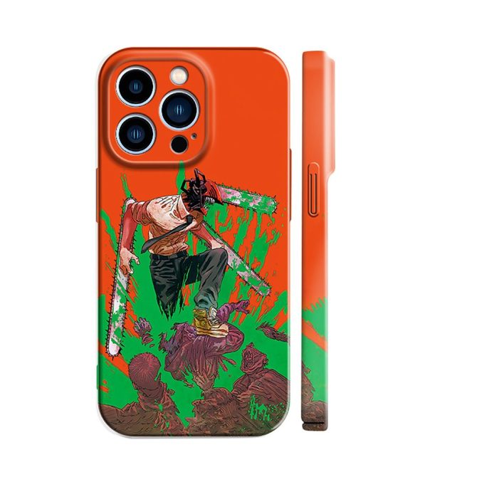 Vibrant Chainsaw Warrior Phone Case - Shockproof & Stylish Art Design For Iphone 14 Pro Max - Image 2