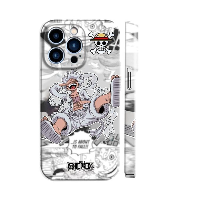 Stylish Anime Phone Case – Durable One Piece Gear 5 Design , Perfect Gift For Fans