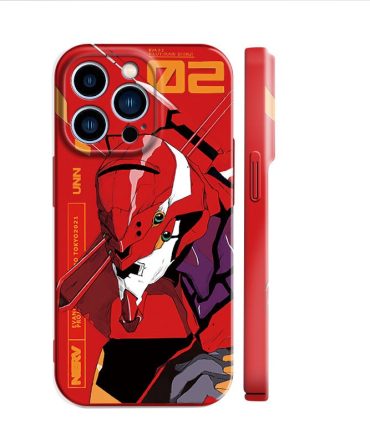 Stylish Red Anime Robot Iphone Case – Durable, Sleek, Perfect Fit For Fans